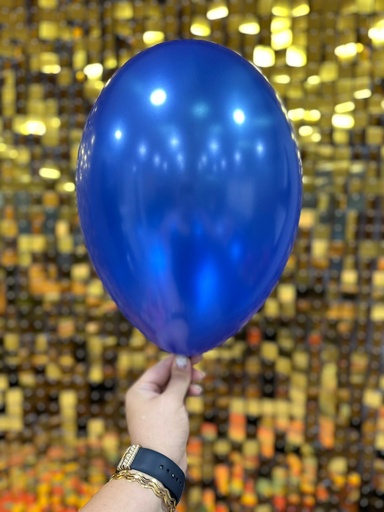 10" Metalik Dekorasyon Balonu Lacivert - 100 Adet